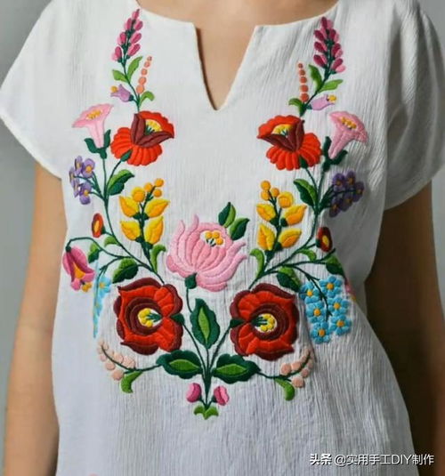刺绣作品 36款精美的绣花衬衫 上衣和连衣裙